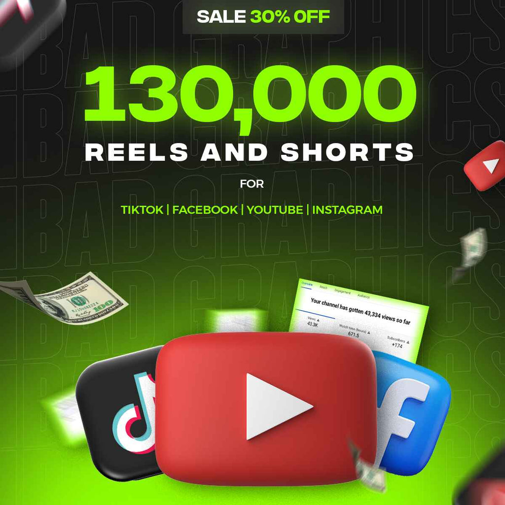 130K Ultimate Mega Reels Bundle With Reselling License