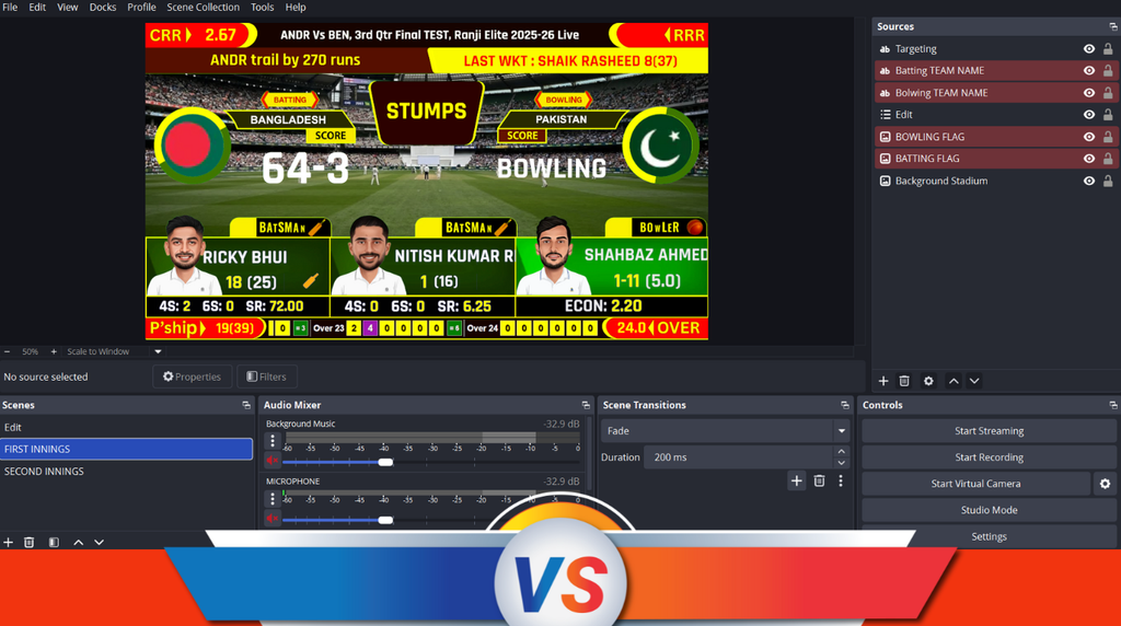 Go Live Like Cricket Broadcasters – Without Expensive Software